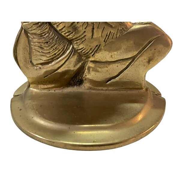 Vintage Brass Praying Hands Book Ends Used MCM - Picture 11 of 16